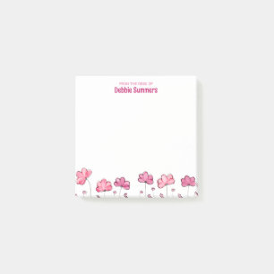 Vom Schreibtisch von Custom Name Professionell Blu Post-it Klebezettel