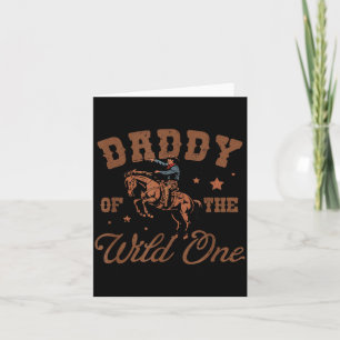 Vom Shirt Papa wilder Cowboy Western Rodeo Karte