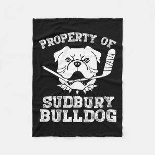 Vom Sudbury Bulldog-Spaß Fleecedecke