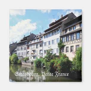vom Touristenbereich "Petite France" in Straßburg Magnet