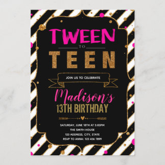 Vom Tween zur jugendlich Themaeinladung Einladung