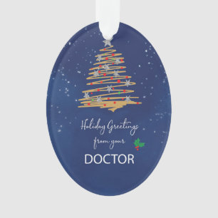 VOM Weihnachtsbaum anpassbarer Name Ornament