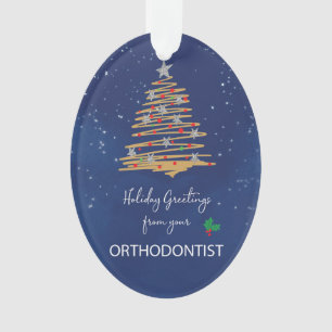 Vom Weihnachtsbaum des Kieferorthopäden, individua Ornament