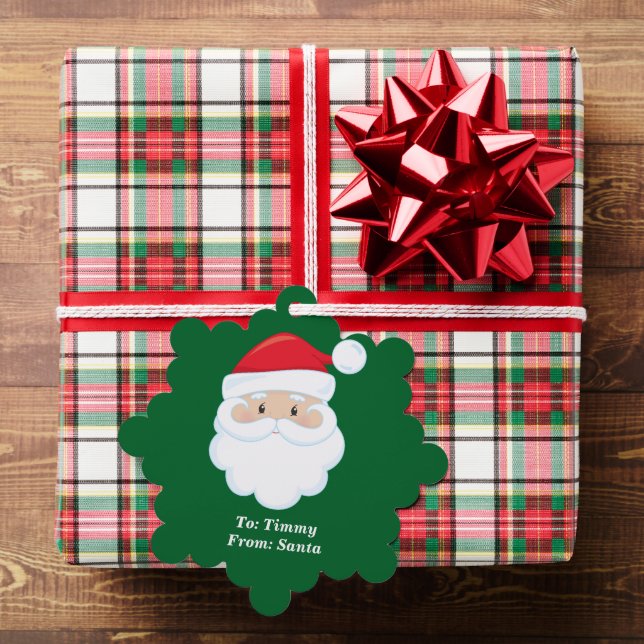 Vom Weihnachtsklaus Niedliches Weihnachtsgeschenk Ornament Karte (Insitu (Geschenk))
