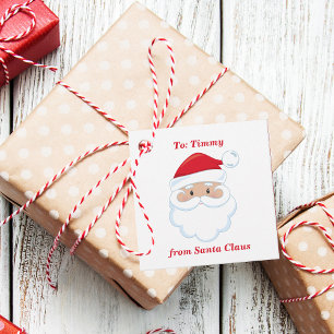 Vom Weihnachtsmann Niedliche individuelle Kinder W Geschenkanhänger