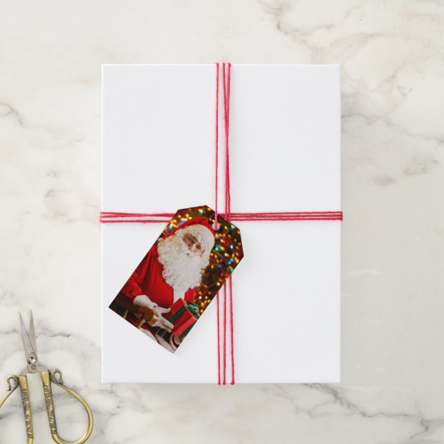 Vom Weihnachtsrot Geschenkanhänger (Mit Garn)