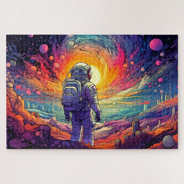 Vom Weltraum und über die Illustration hinaus (Horizontal)