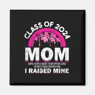 von 2024 Mama Abschluss Family Mama Graduate Women Magnet