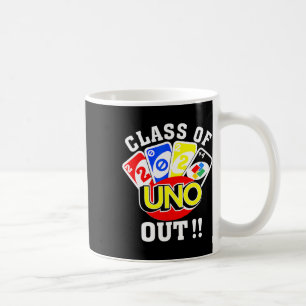 von 2024 Uno Out Senior 2024 Abschluss Lehrer Stu Kaffeetasse