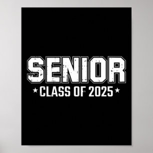 Von 2025 Senior Abschluss High School Uni Grad Poster