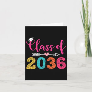Von 2036 mit meinem Abschluss wachsen Karte