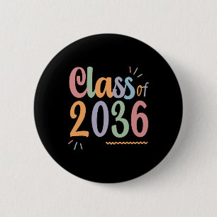 Von 2036 wachsen mit mir Handdrucken auf der Rücks Button