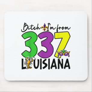 Von 337 Louisiana Mardi Gras New Orleans Karneval Mousepad