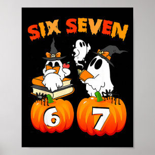 Von 67 heimgesucht - Lustiger Boo-Geist-Kürbis-Hal Poster