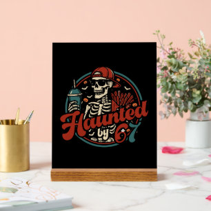 Von 67 heimgesucht Lustiger Halloween Six Seven 67 Acrylschild