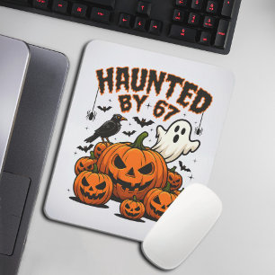 Von 67 lustigen Geistern und Kürbissen Halloween h Mousepad