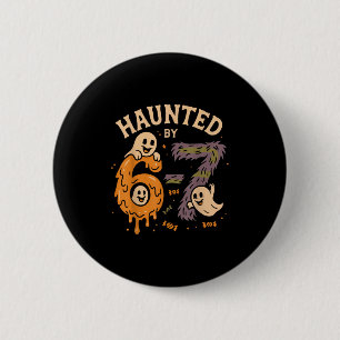 Von 67 Six Seven Meme Gen Alpha Funny Halloween he Button