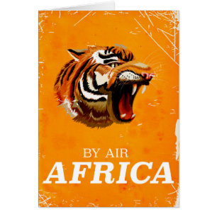 Von Air Africa Reiseplakat