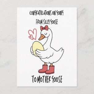 Von alberner Gans zu Mutter Gans Postkarte