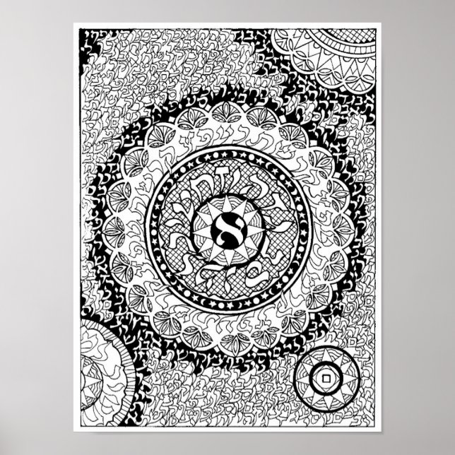 Von Aleph bis Tav Poster (Vorne)