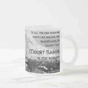 Von allen Feuerbergen… Der Mount Rainier Mattglastasse
