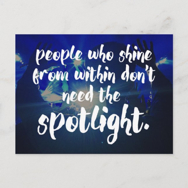 Von Anfang an Postkarte (Vorderseite)