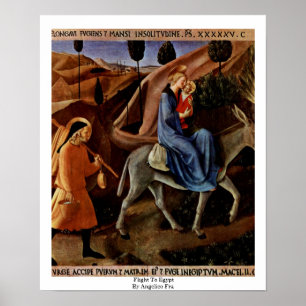 Von Angelico Fra nach Ägypten fliegen Poster