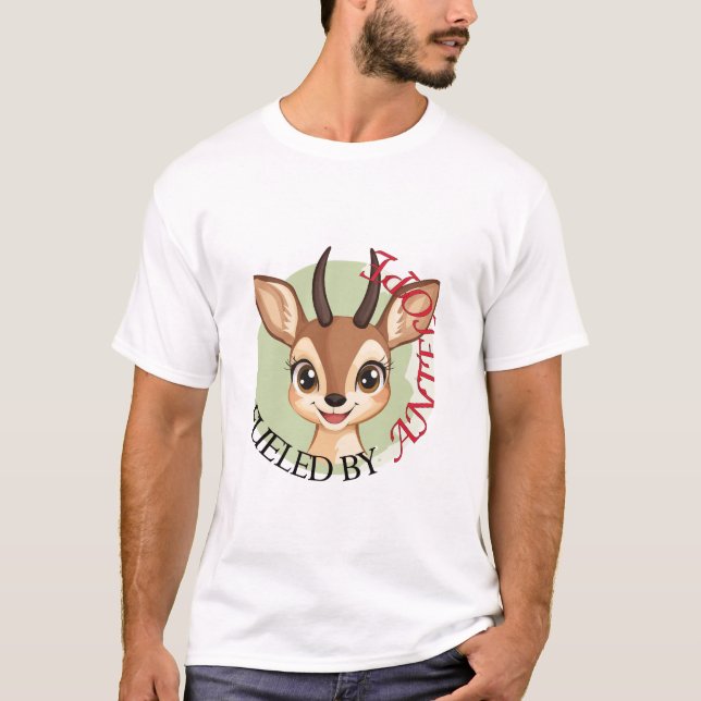 Von Antelope gespeist T-Shirt (Vorderseite)