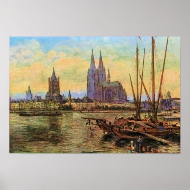 Von Astudin, Köln am Rhein Poster (Vorne)