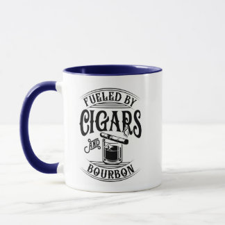 Von Autos und Bourbon angetrieben Tasse