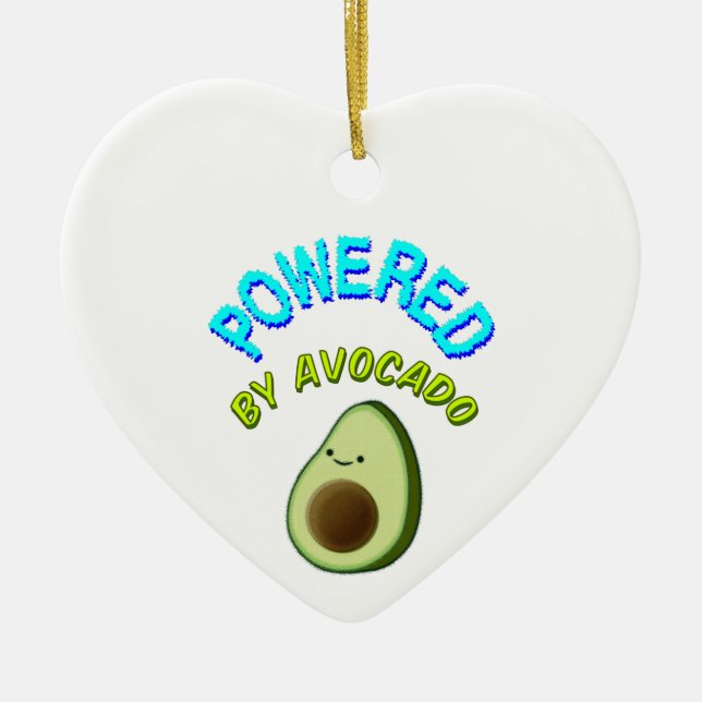 Von Avocado beherrscht Keramikornament (Vorne)