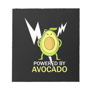 Von Avocado beherrscht Notizblock