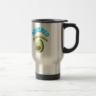 Von Avocado beherrscht Reisebecher