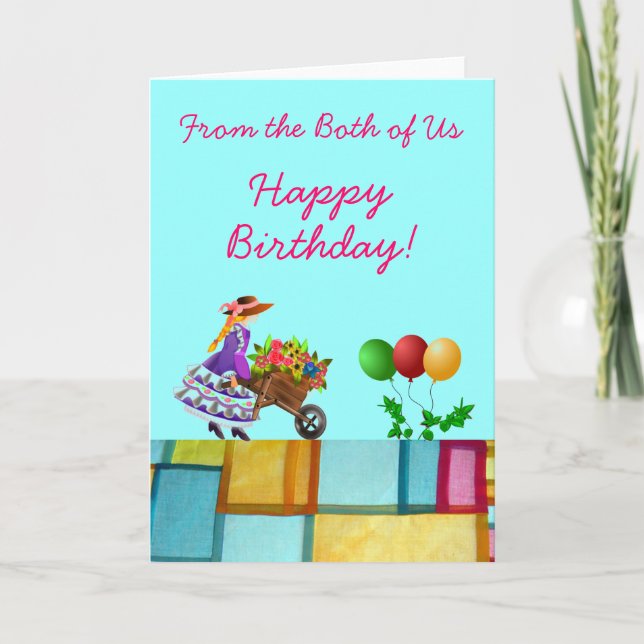 Von beiden B-Day Card Karte (Vorderseite)