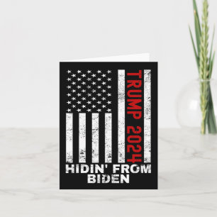 Von Biden Kids Men Trump 2024 Flag gegen Joe Biden Karte