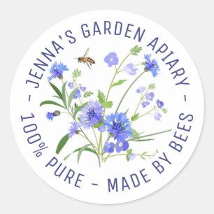 Von Bienen Wildblume Apiary Product Sticker