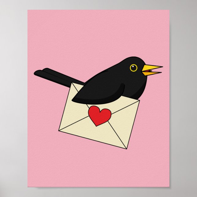 Von Blackbird mit Liebe Poster (Vorne)