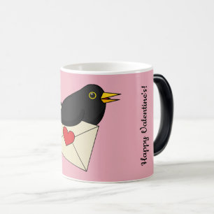 Von Blackbird mit Liebe   Text hinzufügen Verwandlungstasse