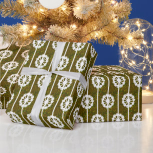 von Blätter und Löwen Geschenkpapier
