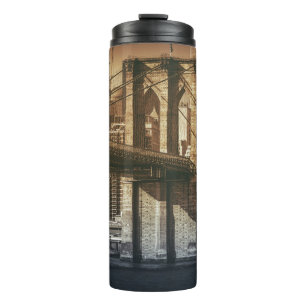 "Von Brooklyn nach Manhattan" Nametrommel Thermosbecher