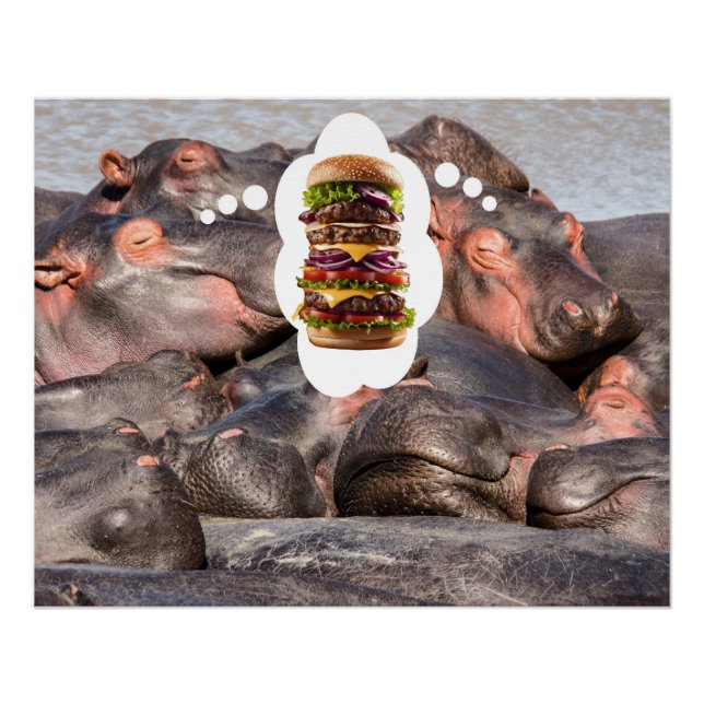 Von Burgern träumen. Poster (Vorderseite)