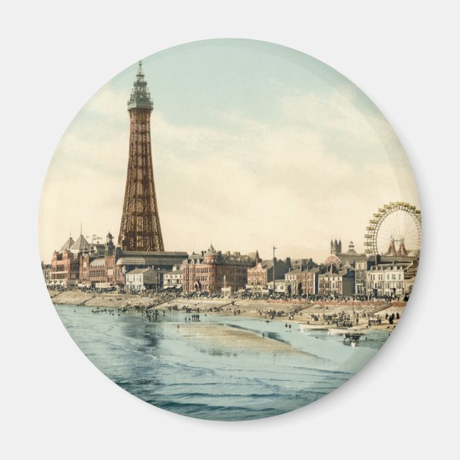 Von Central Pier, Blackpool, England Magnet (Vorne)
