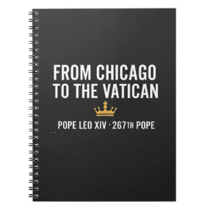 Von Chicago zum Vatikanischen Papst Leo 267. Notizblock