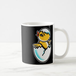 Von Chick Cracked Egg Spring Chicken Kaffeetasse