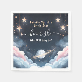Von Cloud Twinkle Twinkle Little Star Gender Revea Serviette
