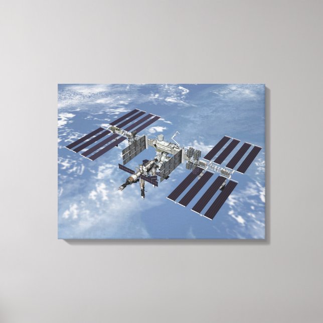 Von Computer generierte Ansicht 3 Leinwanddruck (Vorderseite)