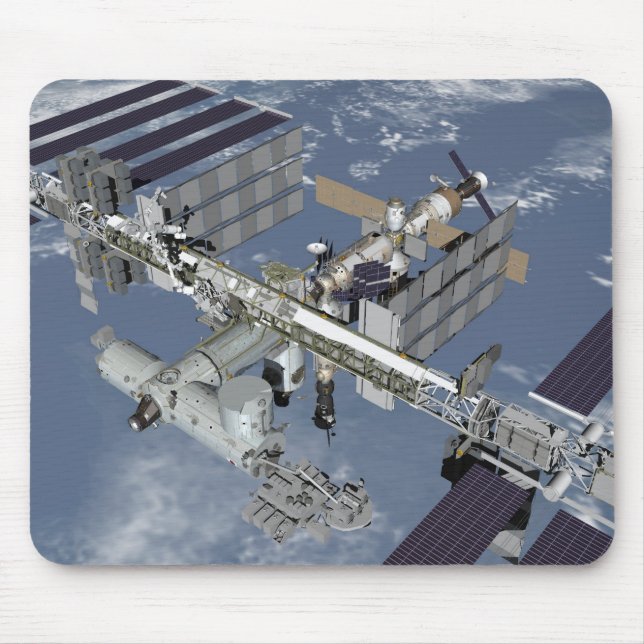 Von Computer generierte Ansicht 5 Mousepad (Vorne)