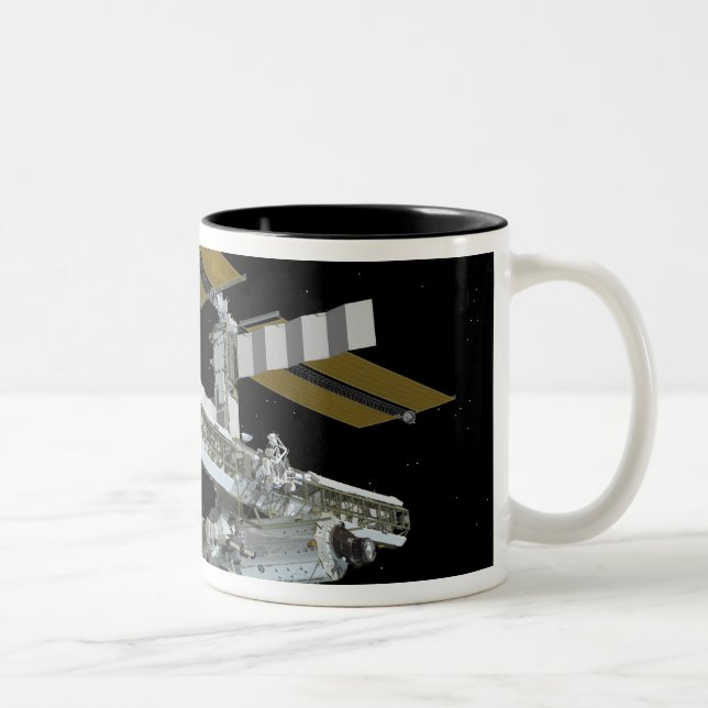 Von Computer generierte Ansicht Zweifarbige Tasse (Rechts)