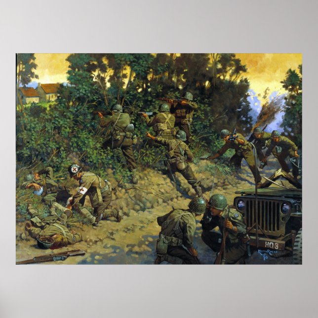 Von Cornrow nach Hedgerow von Keith Rocco Poster (Vorne)