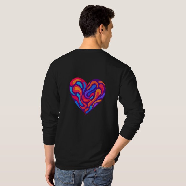 "Von deiner Liebe gefangen" T-Shirt (Schwarz voll)